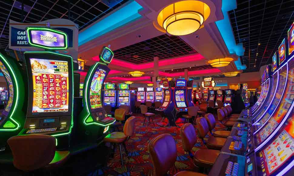 Slot machines at Riverwalk Casino Hotel in Vicksburg, MS