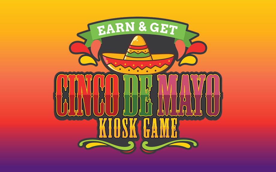 Earn & Get Cinco De Mayo Kiosk Game at Riverwalk Casino in Vicksburg, MS.