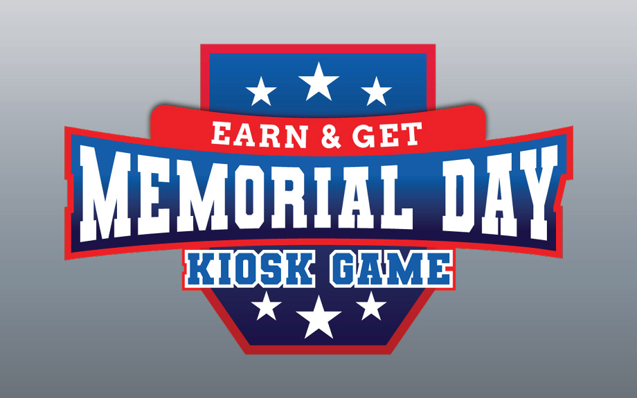 Earn & Get Memorial Day Kiosk Game at Riverwalk Casino in Vicksburg, MS.