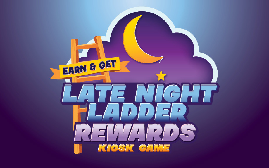 Earn & Get Late Night Ladder Rewards Kiosk Game at Riverwalk Casino in Vicksburg, MS.