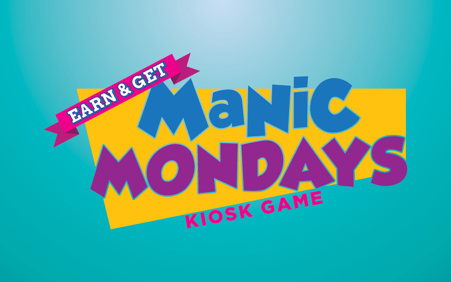 Earn & Get Manic Mondays Kiosk Game at Riverwalk Casino in Vicksburg, MS.