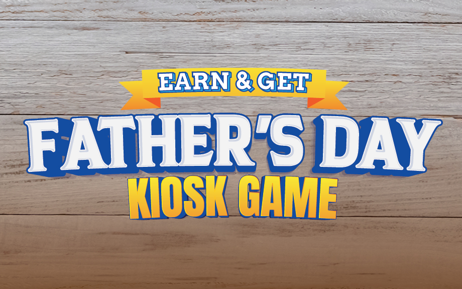 Earn & Get Father's Day Kiosk Game at Riverwalk Casino in Vicksburg. MS.